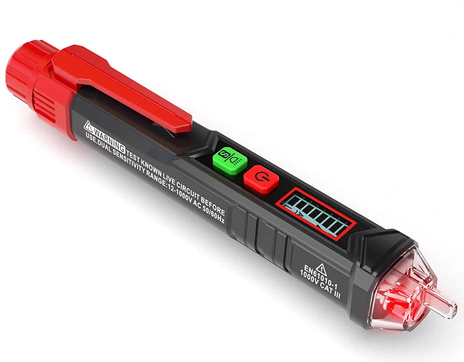 Best overall voltage tester- KAIWEETS Non-Contact with Dual Range