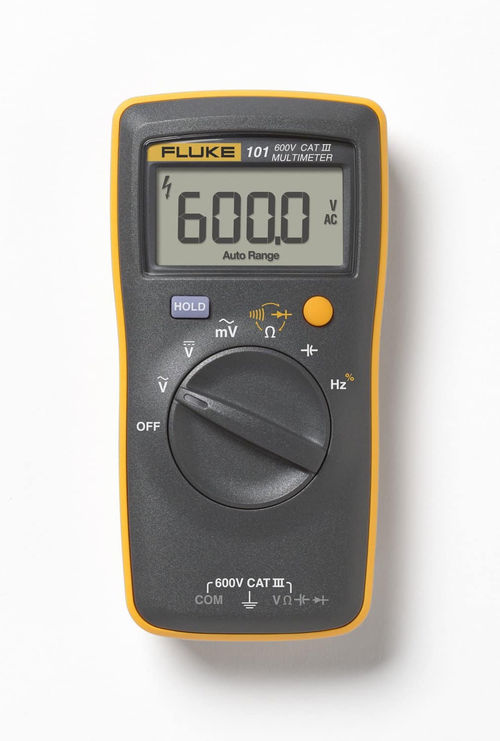 Best voltage tester for professionals & large projects:  Fluke 101 Digital Multimeter