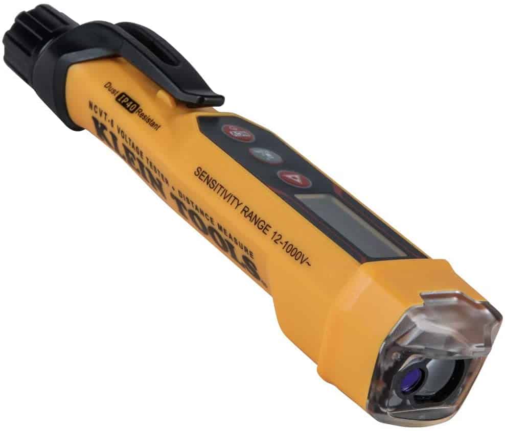 Safest voltage tester: Klein Tools NCVT-6 Non-Contact 12 - 1000V AC Pen