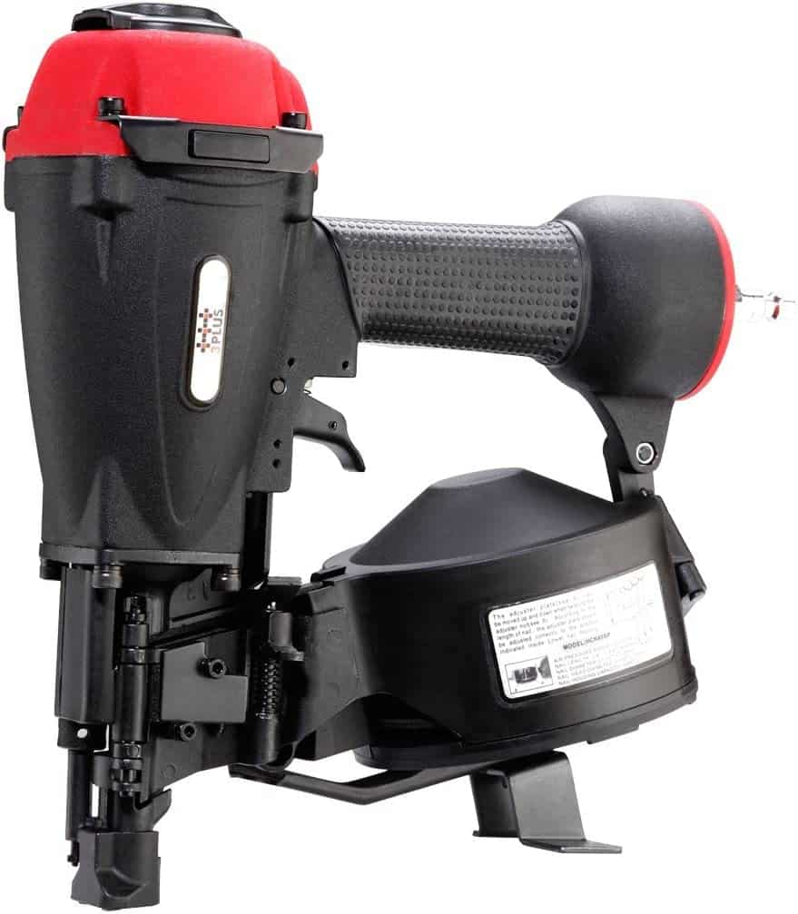 3PLUS HCN45SP 11 Gauge 15 Degree 3/4" hatramin'ny 1-3/4" Coil Roofing Nailer