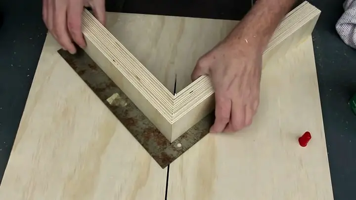 45 degree angle sawing
