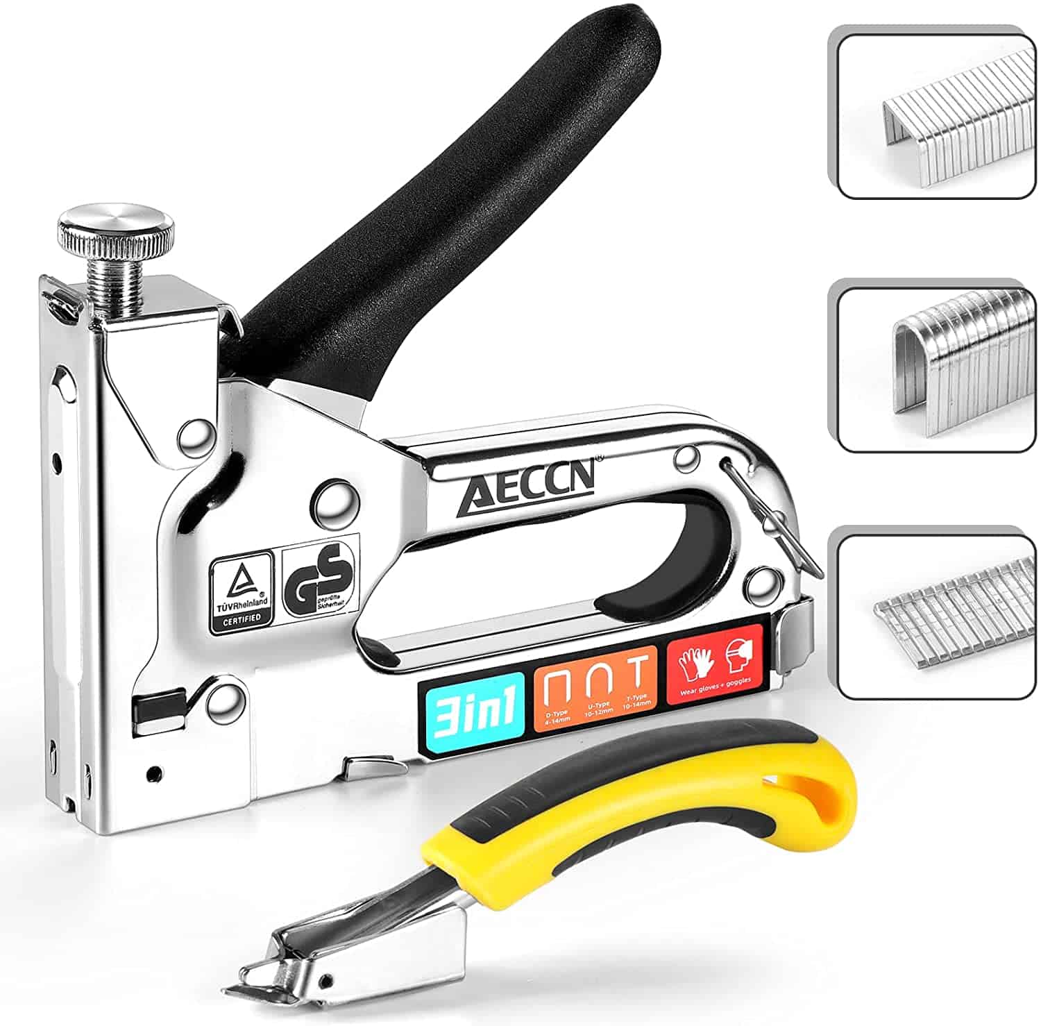 AECCN Heavy Duty Staple Nail Steel Gun