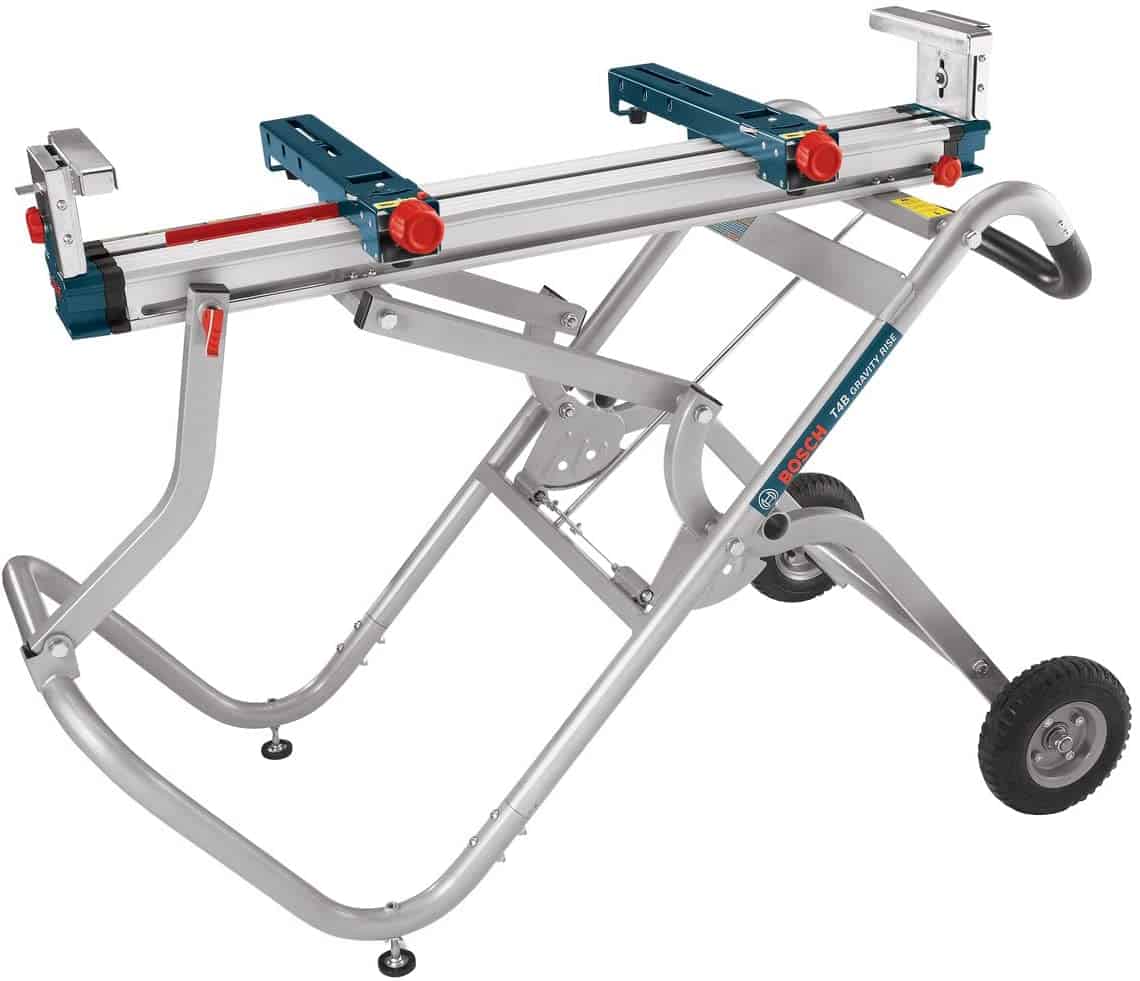 BOSCH Portable Gravity-Rise Wheeled Miter Saw Stand