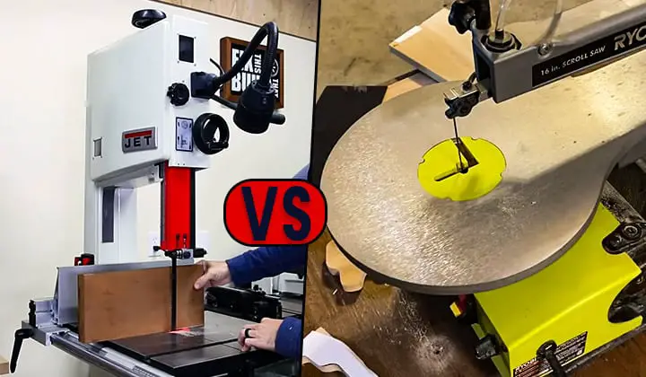 Tračna žaga-Vs-Scroll-Saw