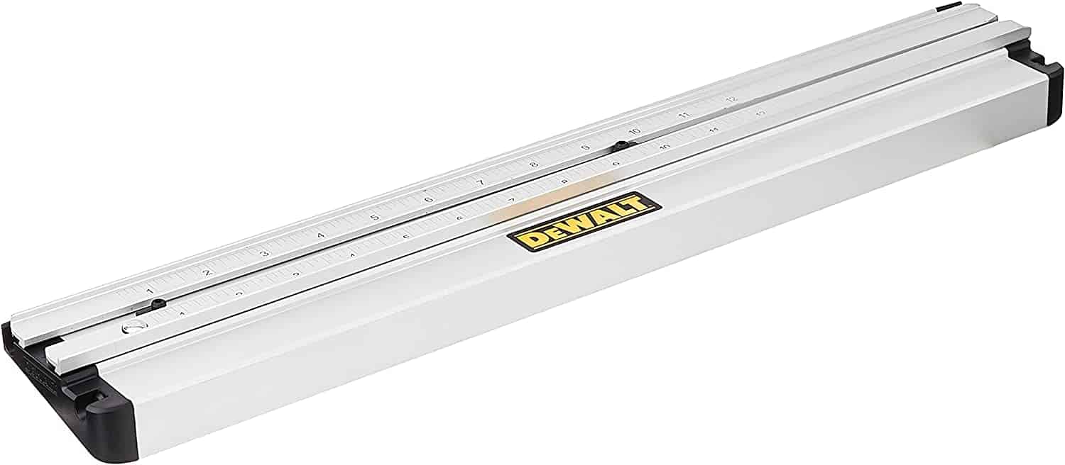 Best circular saw guide rail for small projects- DEWALT DWS5100 Dual-Port Folding Rip