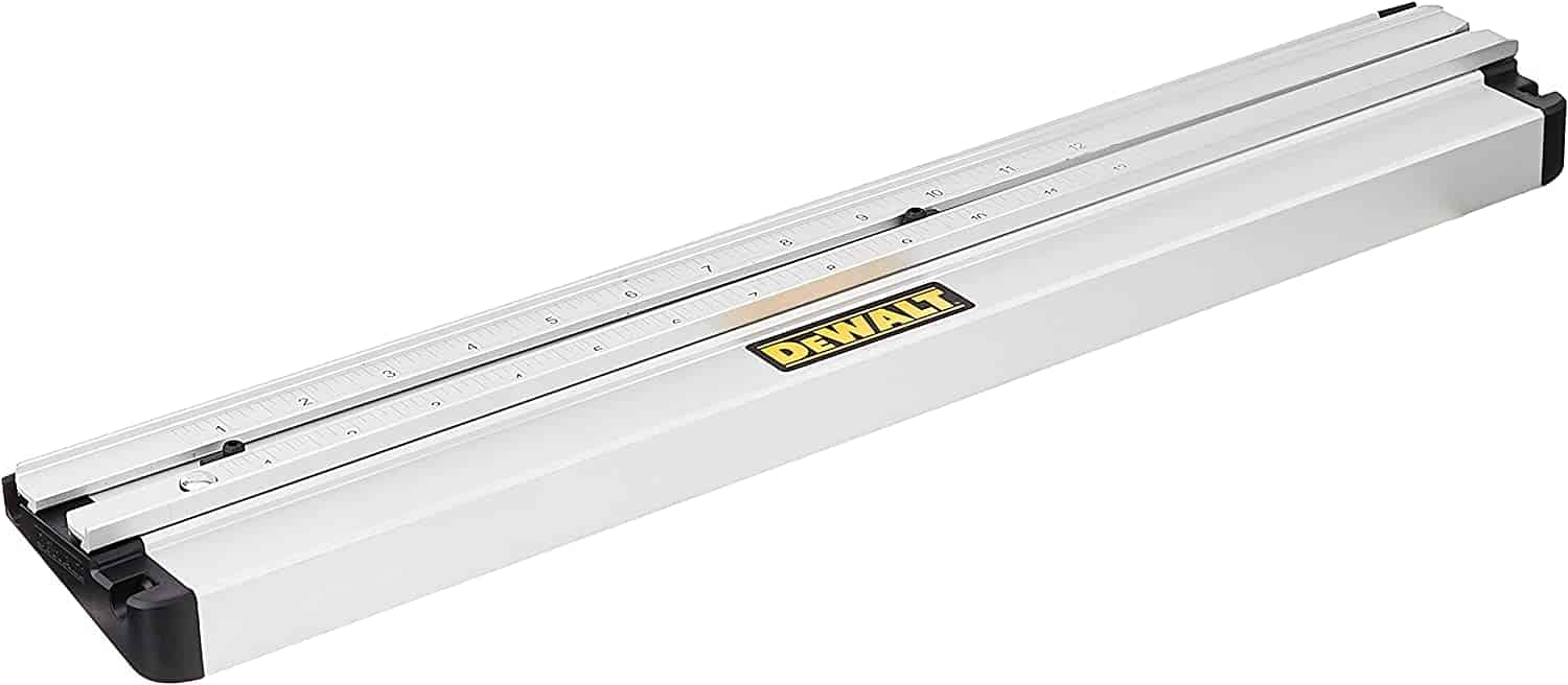 Beschte kreesfërmeg Saw Guide Rail fir kleng Projeten- DEWALT DWS5100 Dual-Port Folding Rip