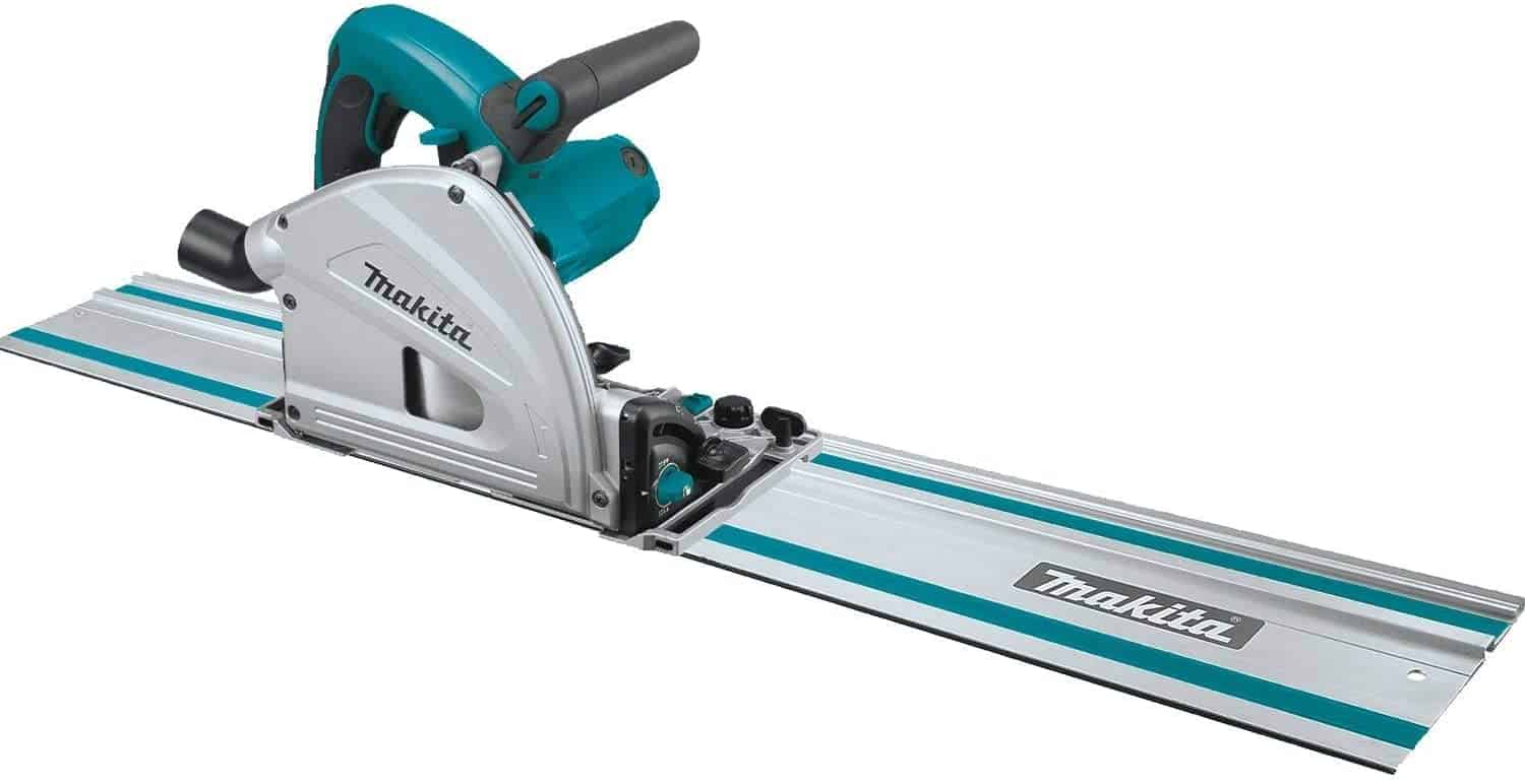 Yol sistemi ilə ən yaxşı dairəvi mişar: Makita SP6000J1 Daldırma Kiti