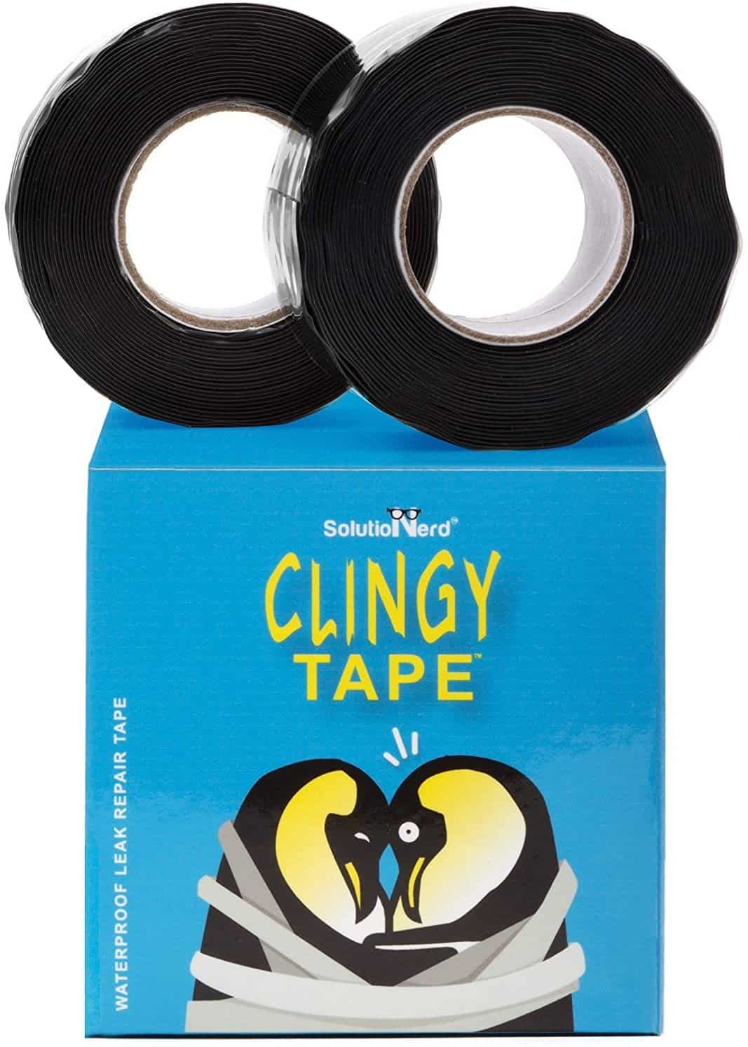 Best overall waterproof tape- SolutioNerd Self Fusing Rubberized Leak Tape