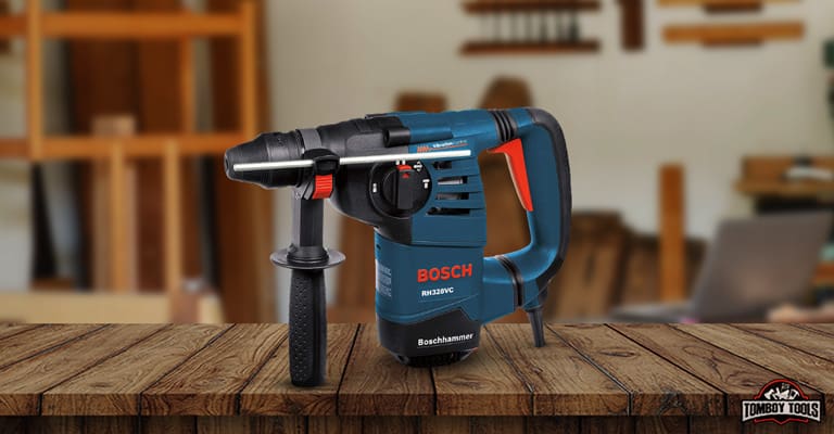 Bosch 1-1/8-Inch SDS Rotary Hammer RH328VC bi Kontrola Vibrasyonê