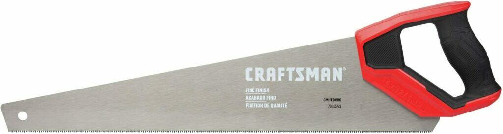 CraftsMAN Hand Saw, 20-Inch, Fine Finish (CMHT20881)