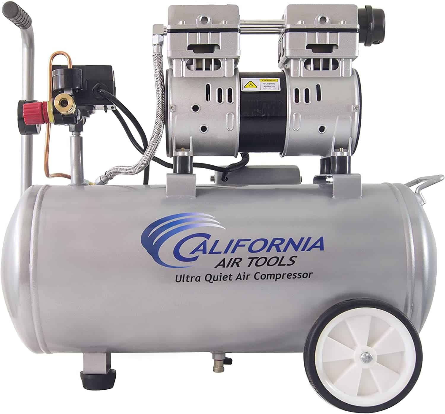 California Air Tools 8010 stalen tank luchtcompressor