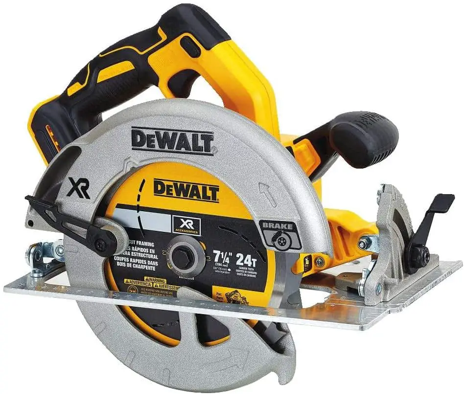 DEWALT 20V MAX 7-1/4-palčna krožna žaga