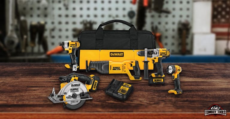 DEWALT 20 V Max akkuporakonesarja, 5 työkalua (DCK590L2)