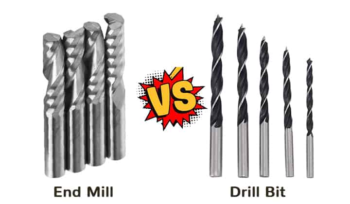 Diwedd-Felin-vs-Drill-Bit