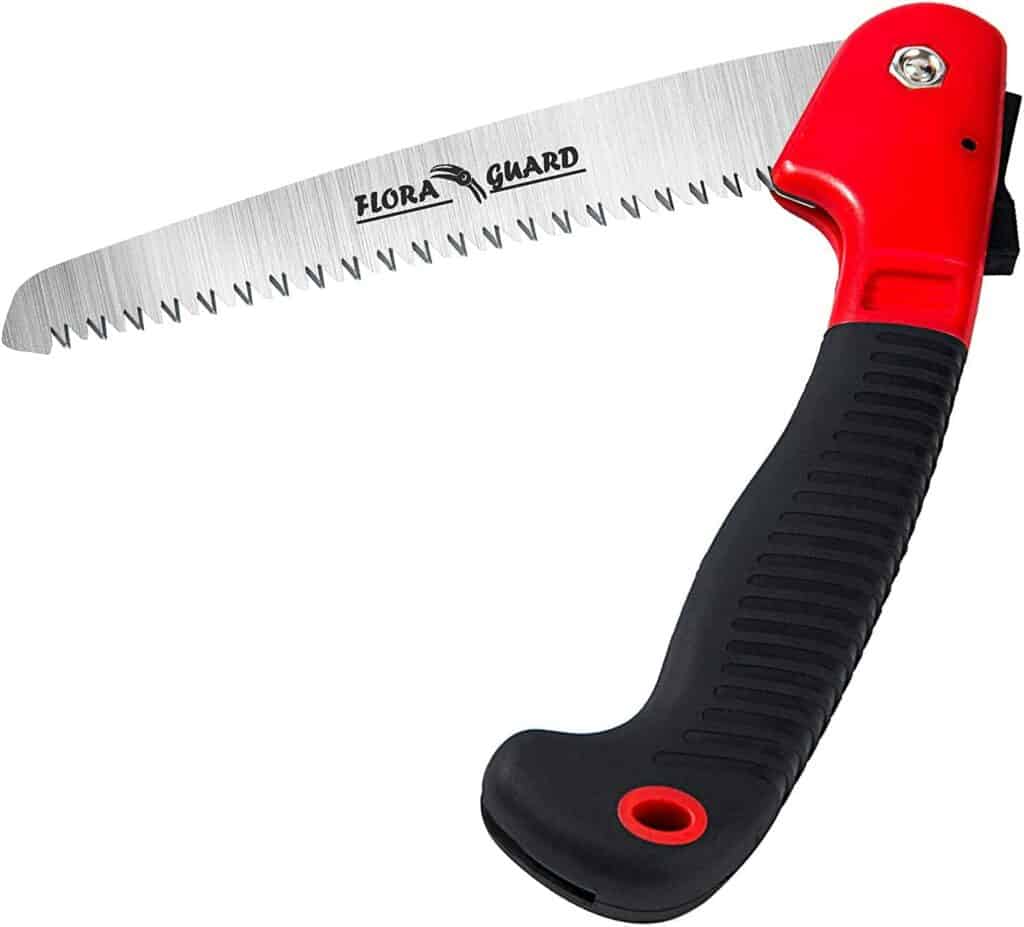 FLORA GUARD Folding Hand Saw, Camping/Pruning Saw