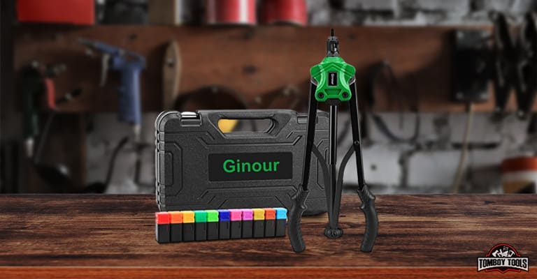 Ginour Professional Rivet Setter Kit Hand Rivet Nut Tool