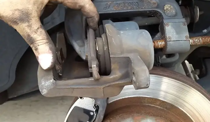 How-To-Compress-Brake-Caliper-With-C-Clamp