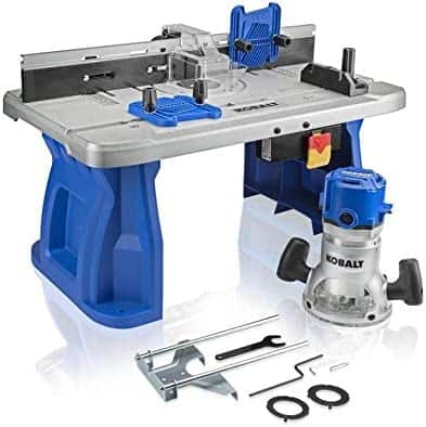 Kobalt Fixed Corded Router with Table Included