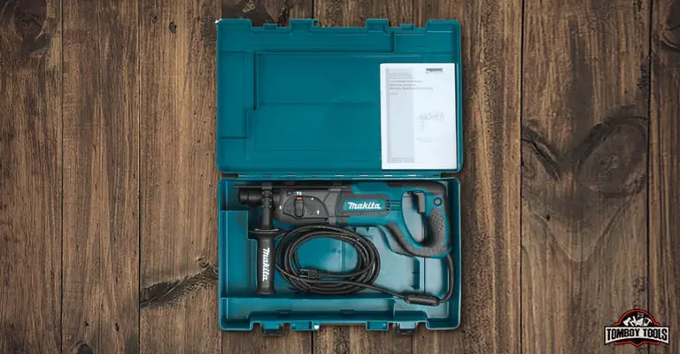 Makita HR2475 1" Rotacimartelo, Akceptas Sds-Plus Bitojn (D-tenilo)