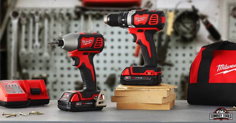 Milwaukee 2691-22 18-Volt Bor Compact sareng Kit Kombo Supir Dampak