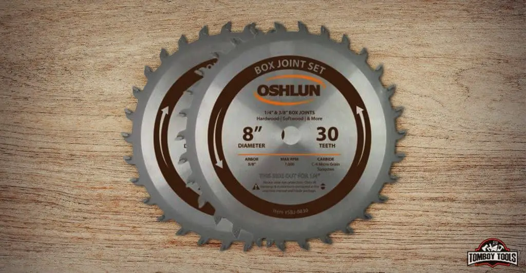 Oshlun SBJ-0830 8-Inch Box and Finger Joint Set