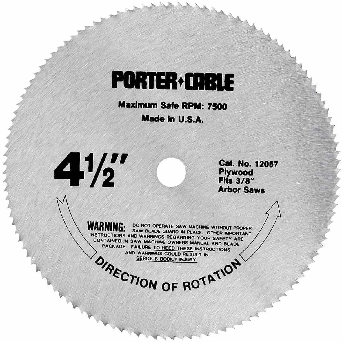 I-PORTER + CABLE 4-1/2-Intshi yeSetyhula yeSaw Blade