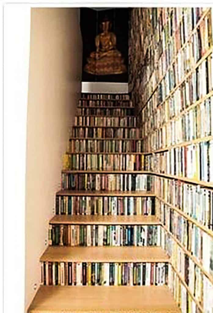 De trap van boeken