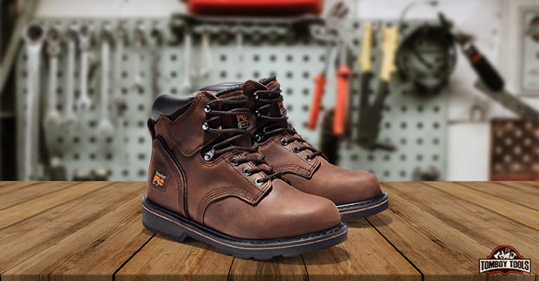 Kaki Lembut Pit Boss Timberland 6" Pria