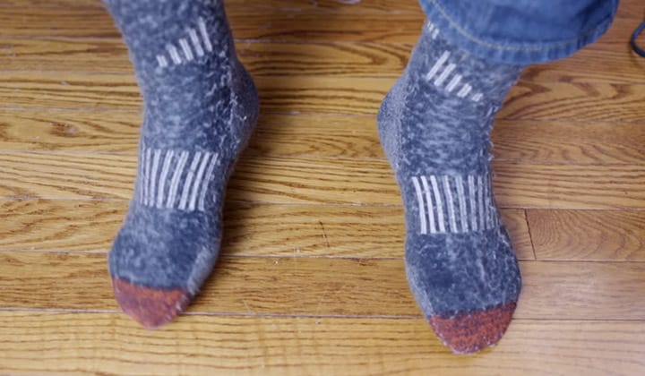 Wearing-Socks