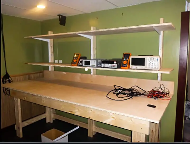 Workbench With Shelves