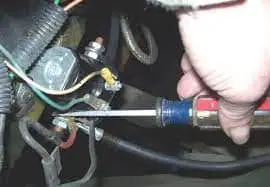 start the car with a screwdriver