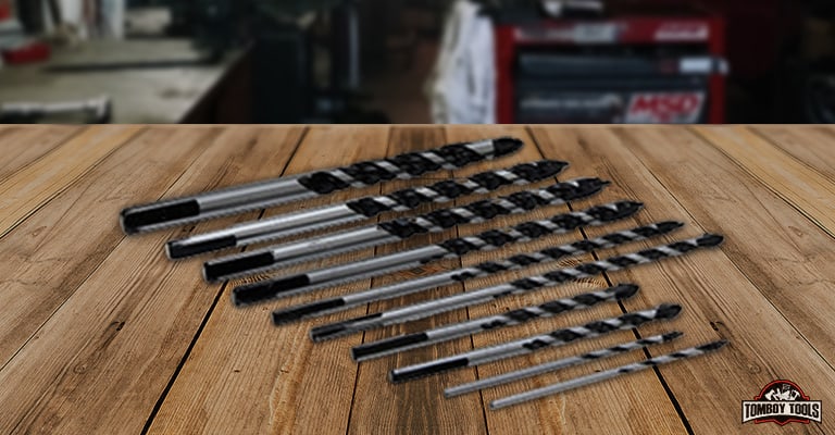 10 Piece Masonry Drill Bits Set
