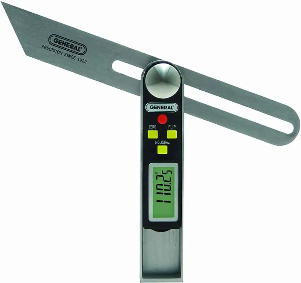 Best digital protractor with sliding bevel- General Tools T-Bevel Gauge & Protractor 828