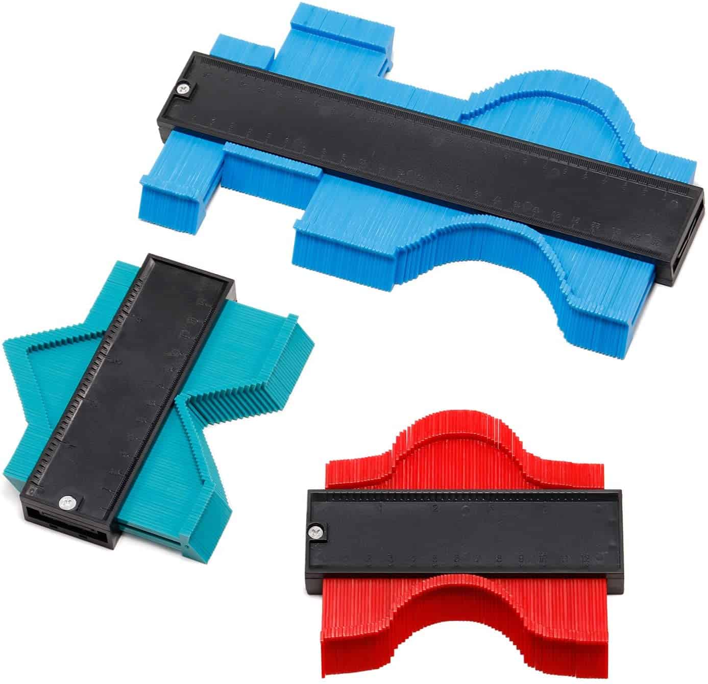 Best value for money contour gauge set- NadaKin Plastic Shape Duplicator Kit 3 Pieces