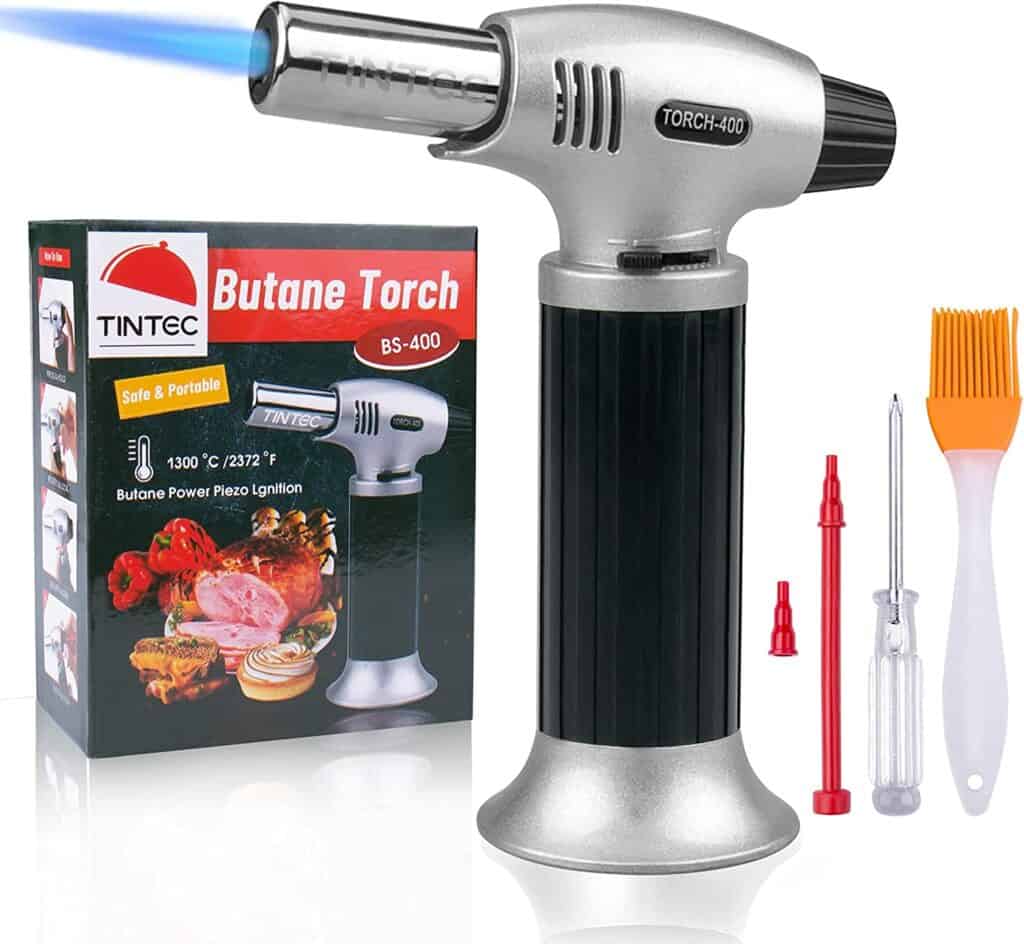 Kulinaresch Blow Torch, Tintec Chef Kachen Fackel Liichter