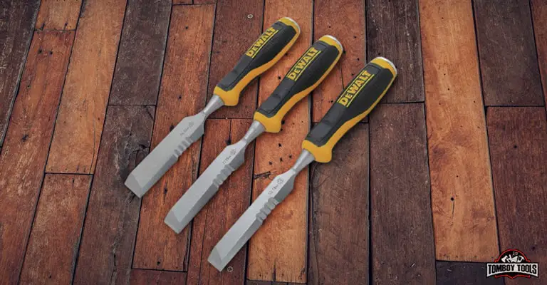 DEWALT Ensemble de 3 ciseaux à bois à frappe latérale