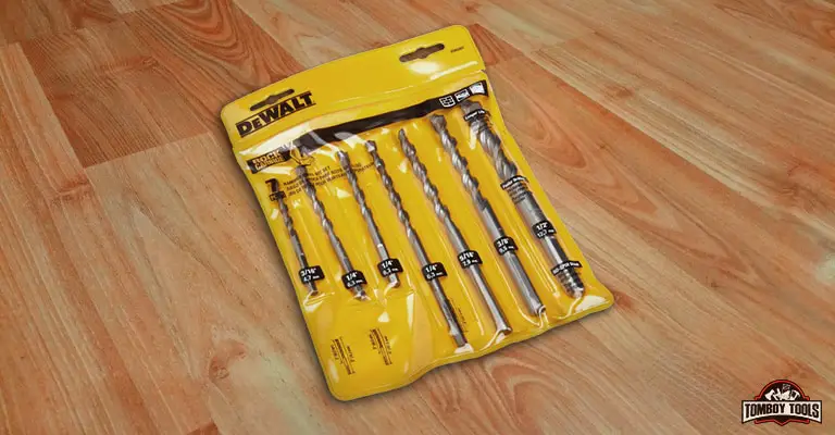 DEWALT DW5207 7-Piece Premium Perkusi Masonry Drill Bit Set