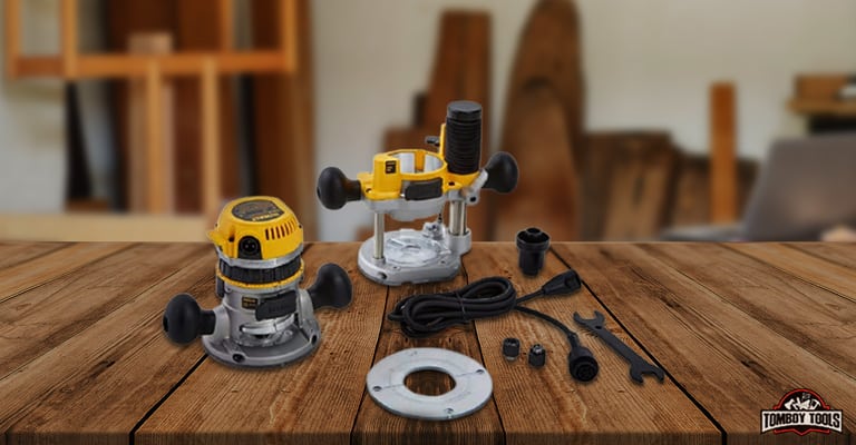 DEWALT DW618PK 12-AMP 2-1/4 HP Plonĝo