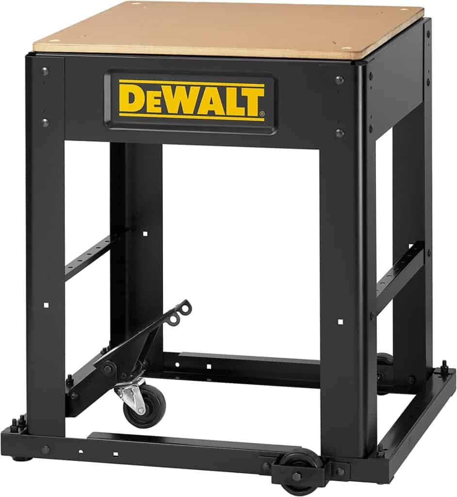 Suport per aplanadora DEWALT DW7350 amb base mòbil integrada