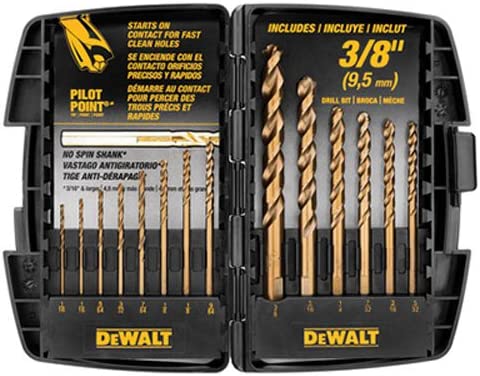 Dewalt DW1263 Conjunt de broques de cobalt de 14 peces