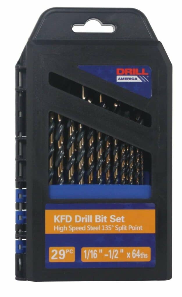 Drill America 29 Heavy-Duty Drill Bit Set