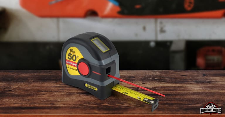 General Tools LTM1 2-in-1 Laser Tape Measure