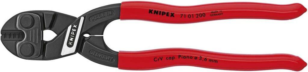 Knipex 7101200 Taglierina per mini-bulloni a leva da 8 pollici