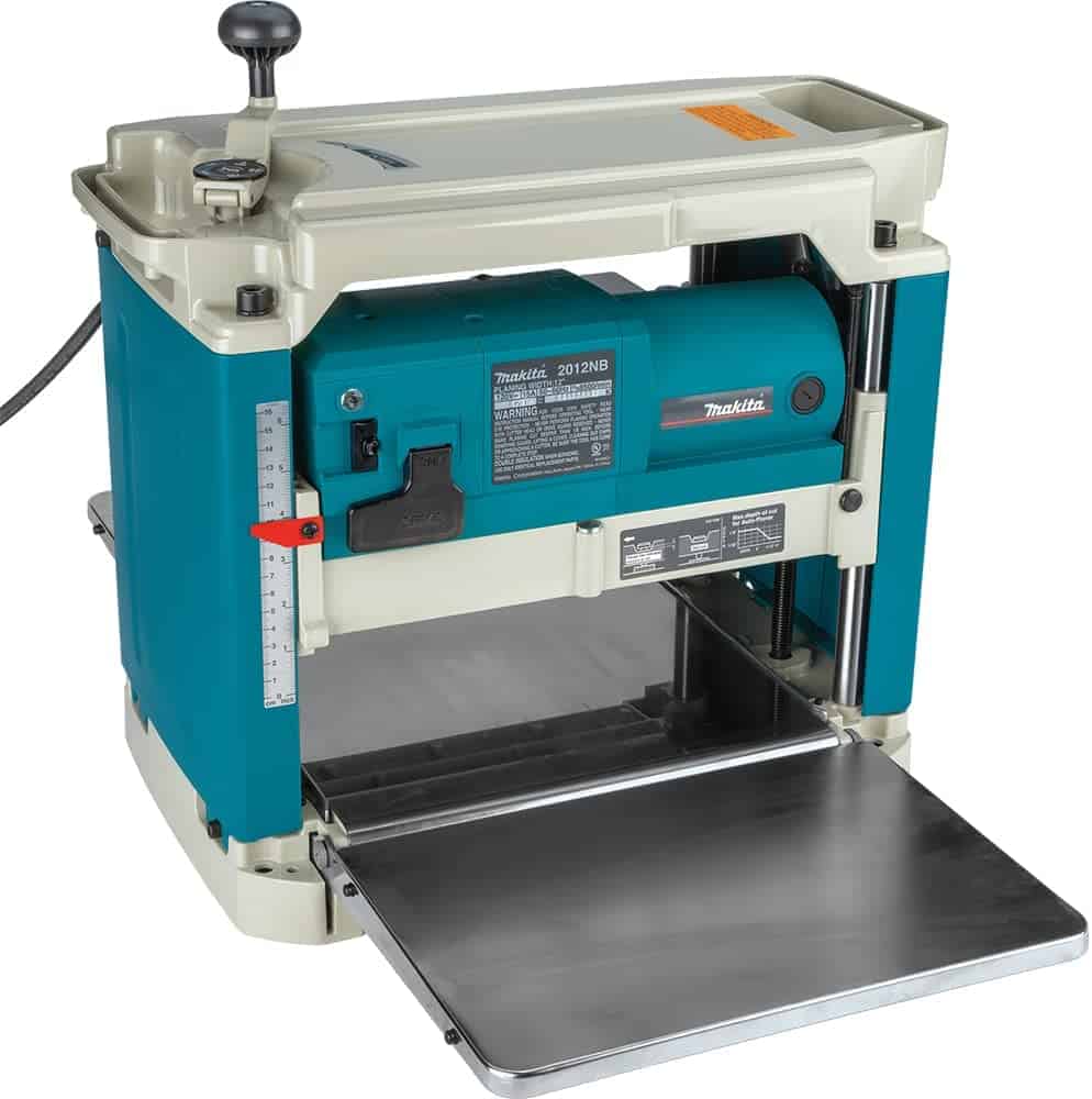 Makita 2012NB 12-inch schaafmachine met Interna-Lok geautomatiseerde kopklem