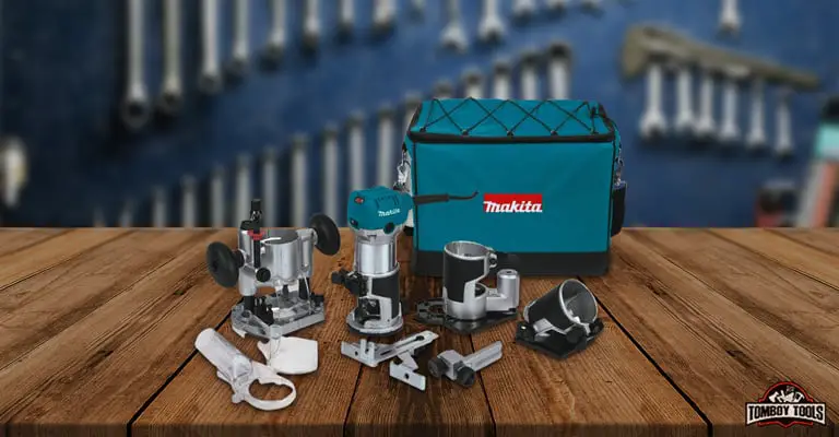 Makita RT0701CX7 1-1/4 HP కాంపాక్ట్ రూటర్ కిట్