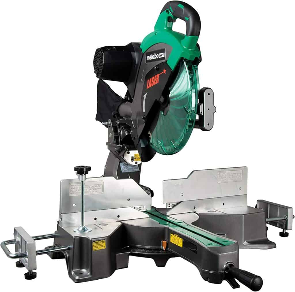 Metabo C12RSH2 15 Amp 12- ਇੰਚ ਡਿਊਲ-ਬੀਵਲ ਸਲਾਈਡਿੰਗ ਕੰਪਾਊਂਡ ਮਾਈਟਰ ਆਰਾ