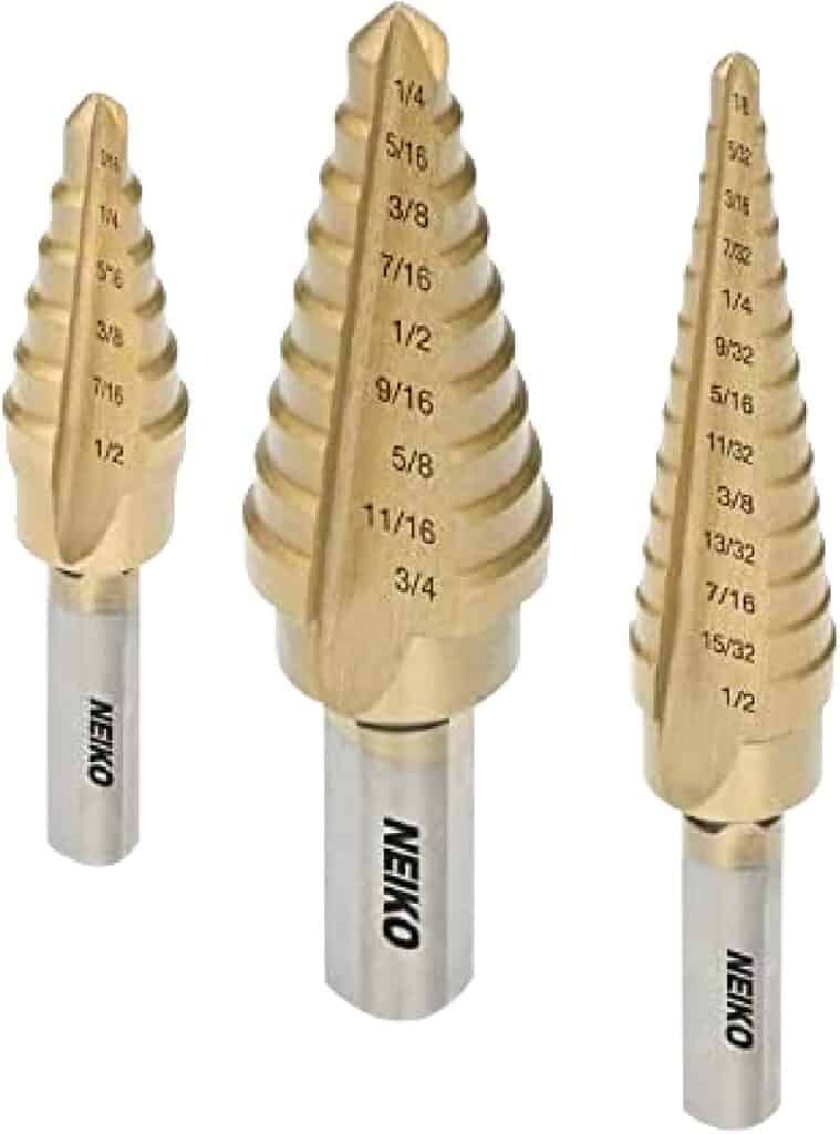 Neiko Titanium Step Drill Bit