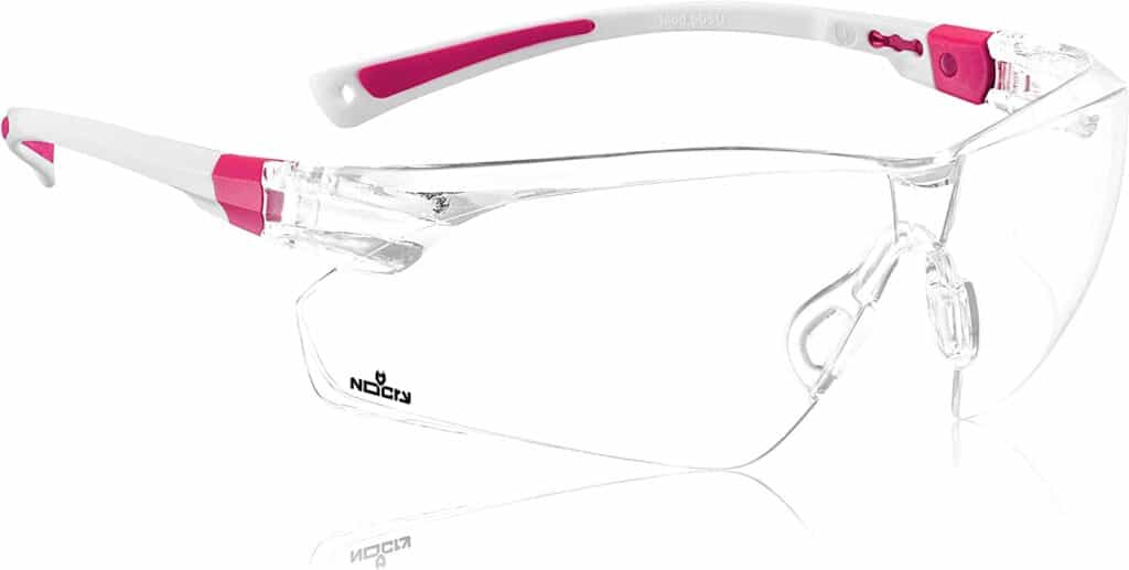 NoCry Adjustable Pink Safety Glasses 