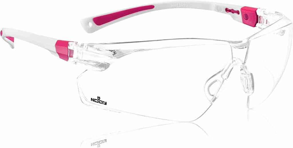 NoCry Adjustable Pink Safety Glasses