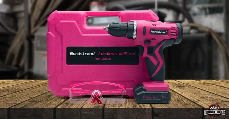 I-Nordstrand Pink Cordless Drill Set